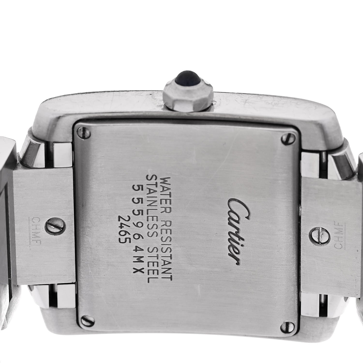 Cartier Stainless Steel 25mm Tank Francaise Quartz Watch 4 of 5
