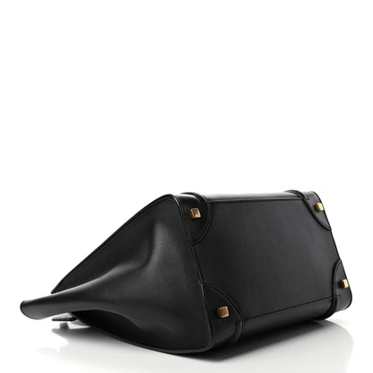 Celine Smooth Calfskin Mini Luggage Black 3 of 4