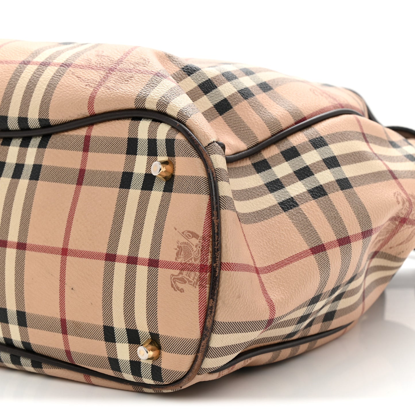 Haymarket Check Medium Walden Belted Hobo  Chocolate