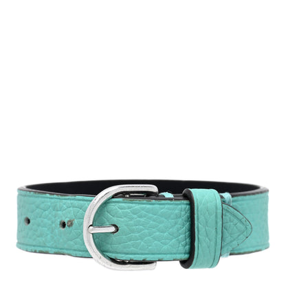 Tiffany Sterling Silver Leather Return to Tiffany Single Wrap Bracelet Blue 2 of 3