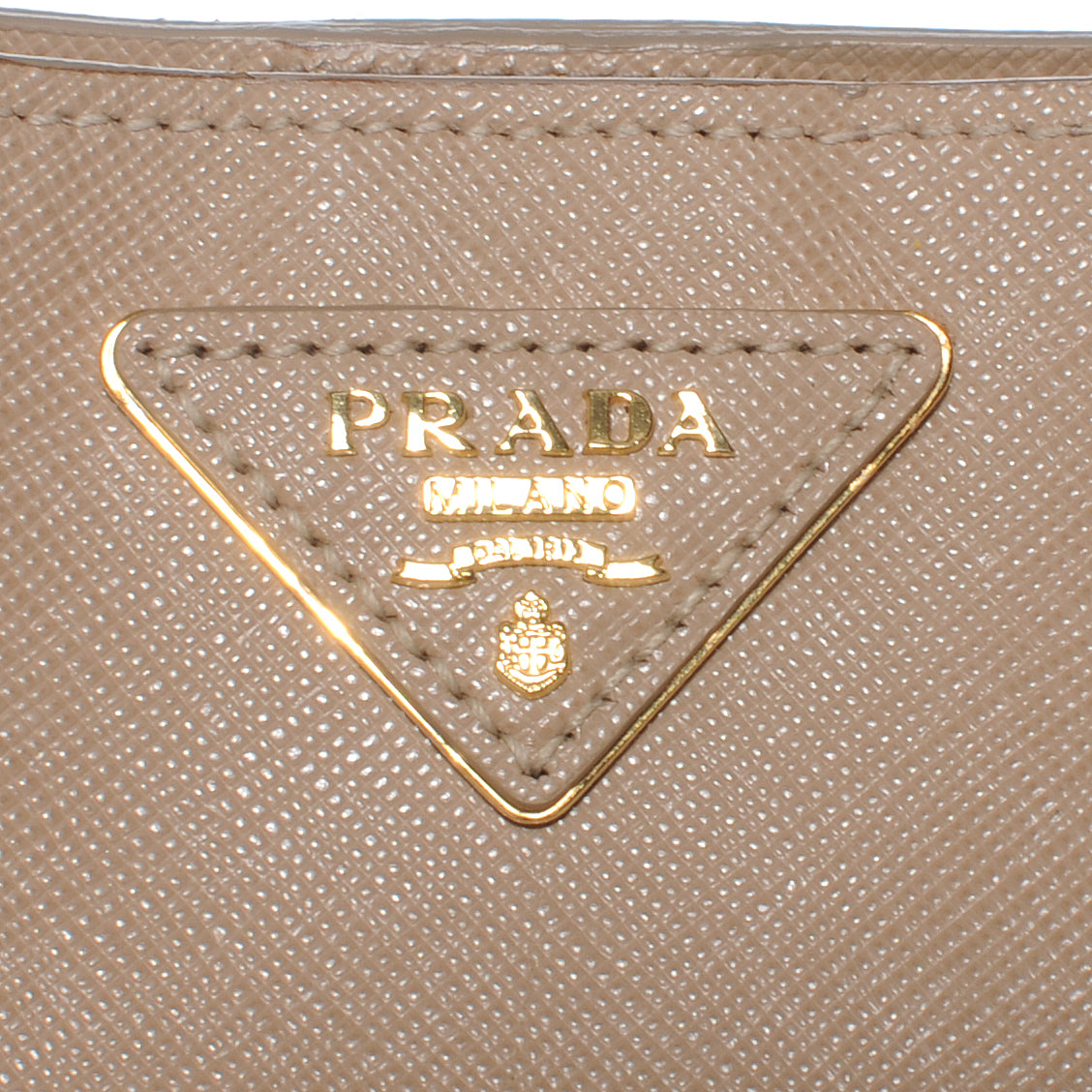 Prada Saffiano Lux Medium Tote Sabbia 10 of 10