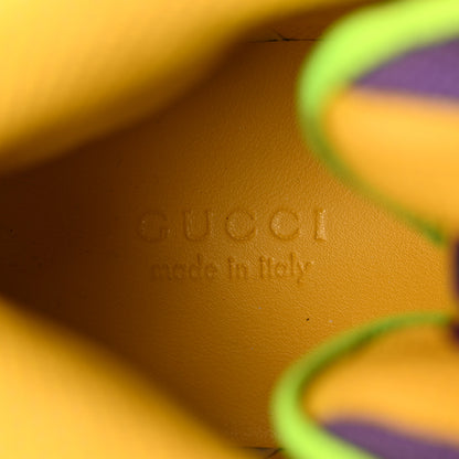 Gucci Demetra Womens Basket High Top Sneakers 37.5 Great White Shine Purple 7 of 13