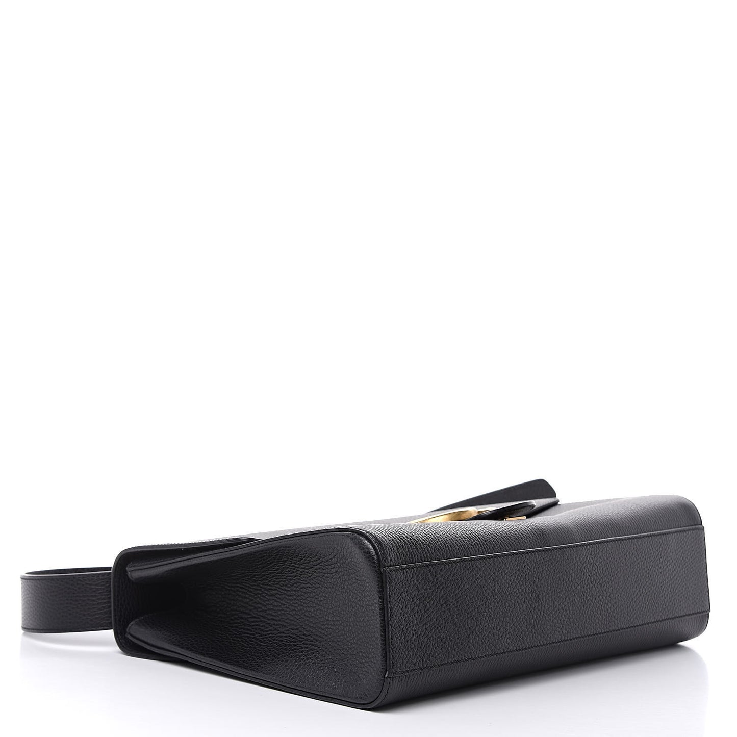 Calfskin GG Marmont Messenger Bag Black