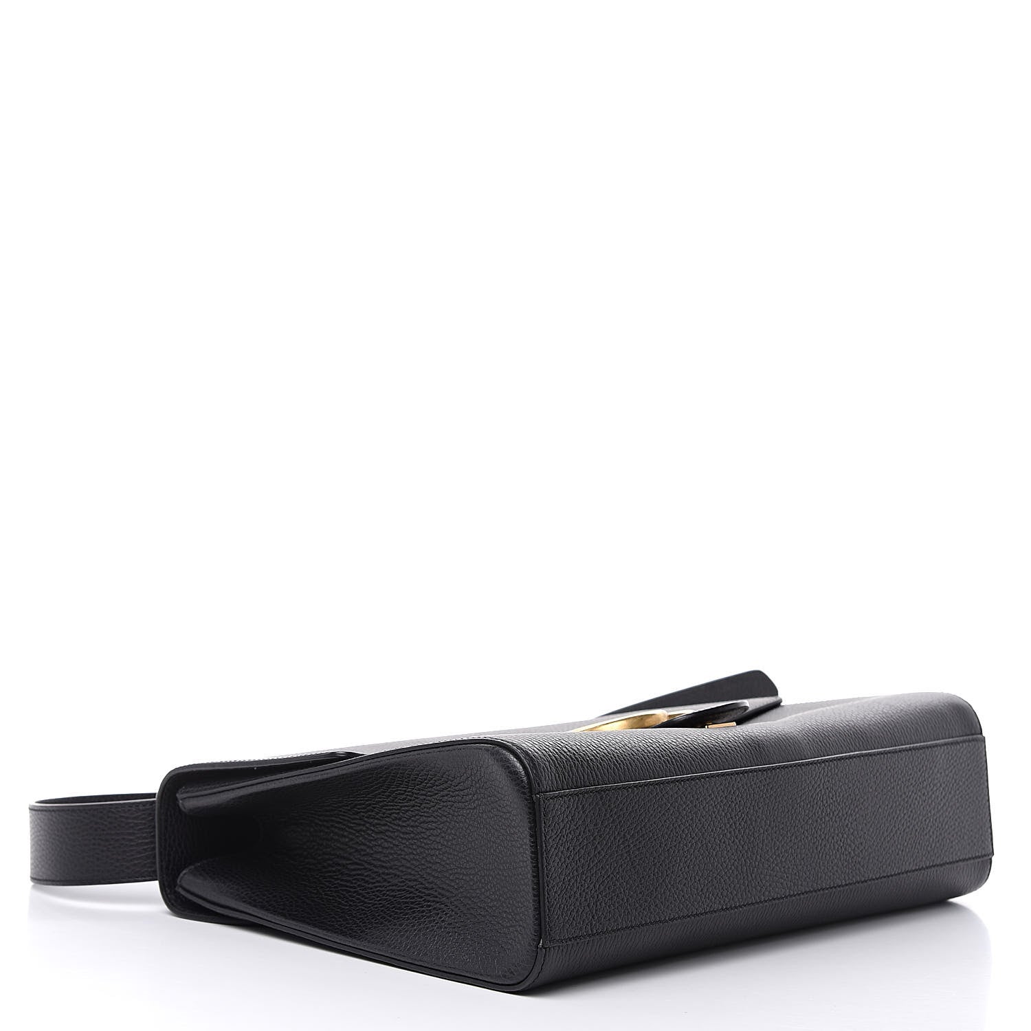 Gucci Calfskin GG Marmont Messenger Bag Black 4 of 10