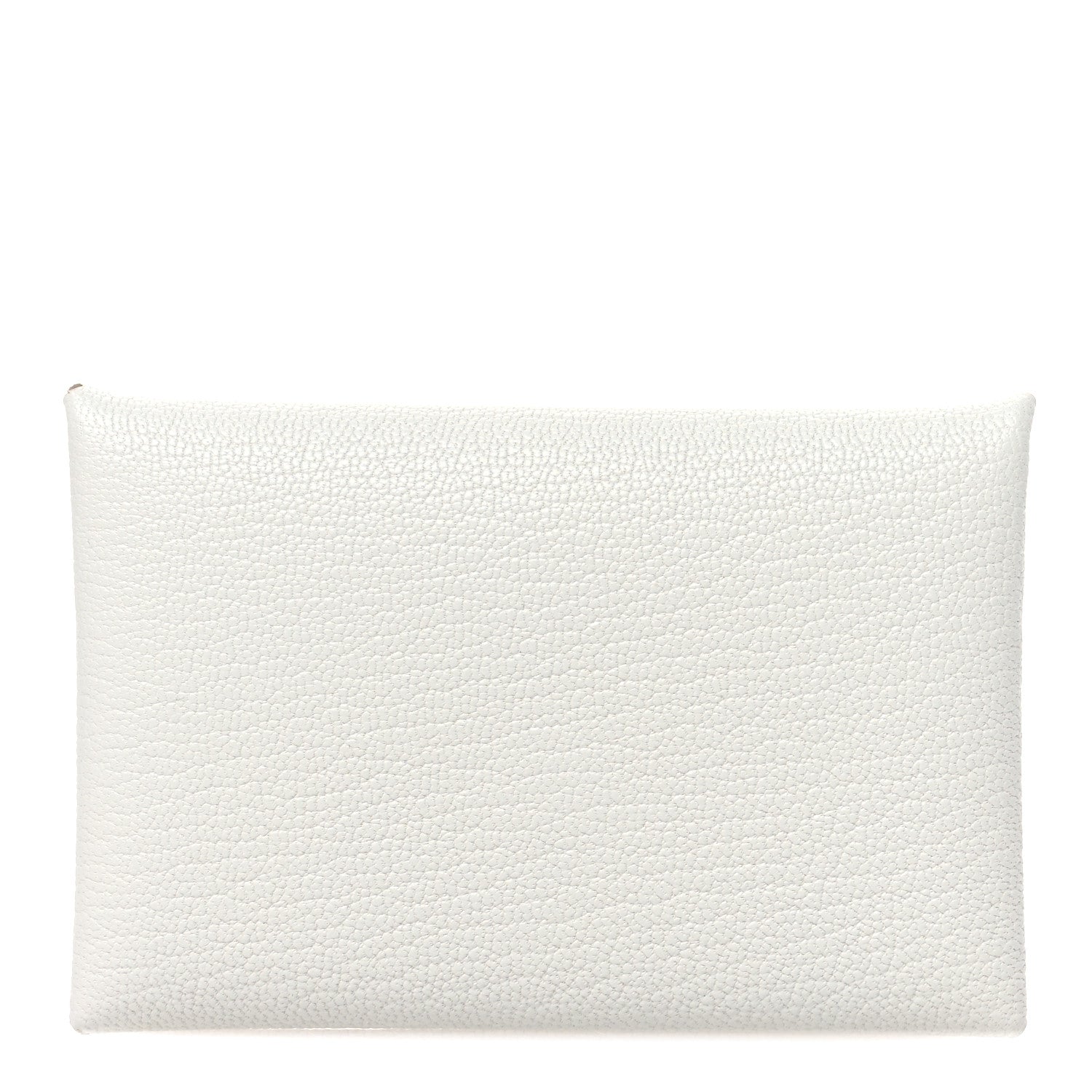 Hermes Chevre Mysore Calvi Card Case Gris Perle 1 of 8