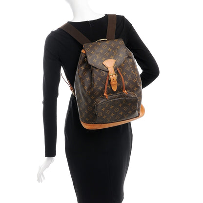 Louis Vuitton Monogram Montsouris GM Backpack 2 of 16
