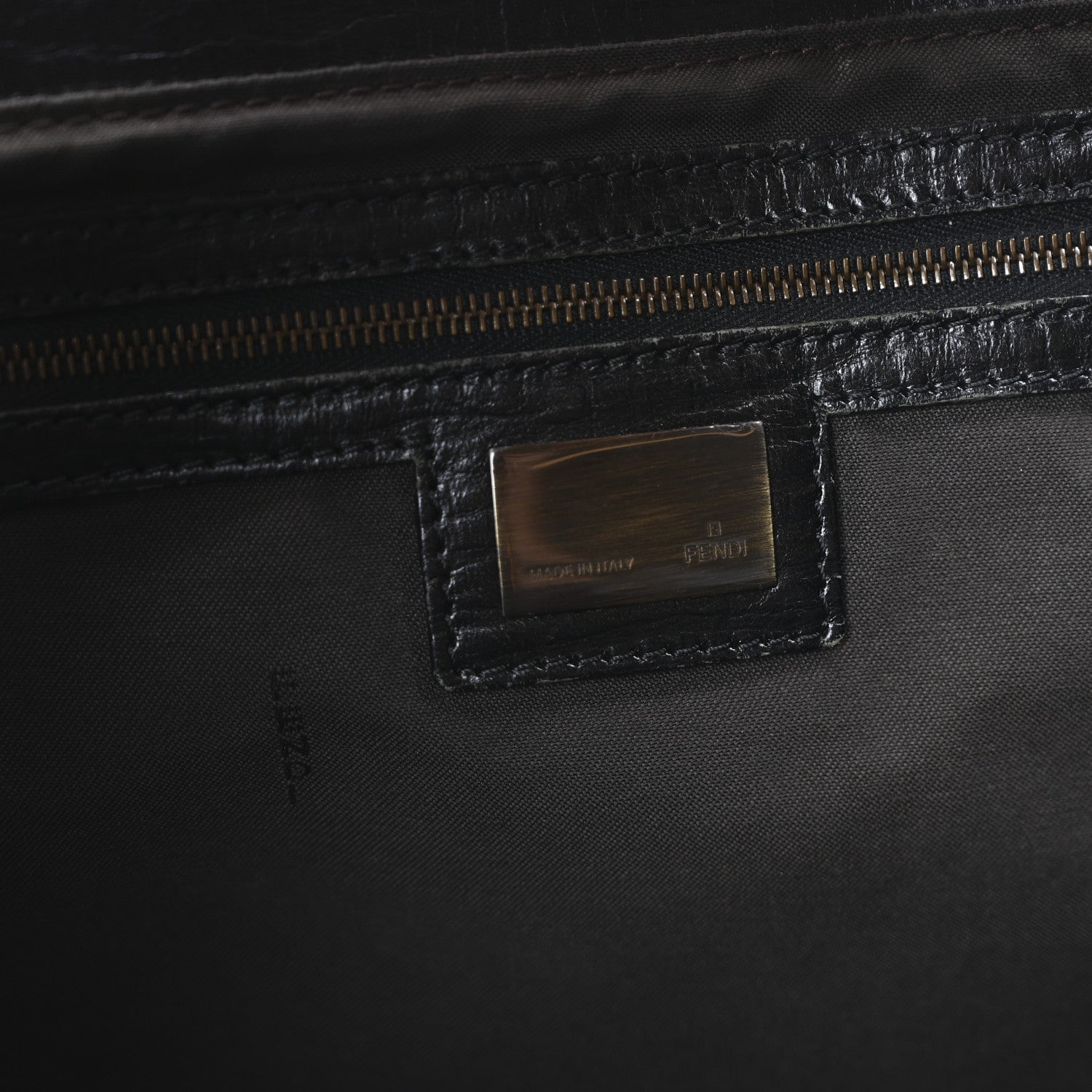Fendi Velvet Zucca Bag De Jour Black 6 of 9