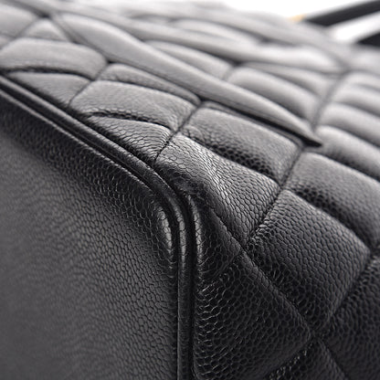 Chanel Caviar Quilted Medallion Tote Black 14 of 18
