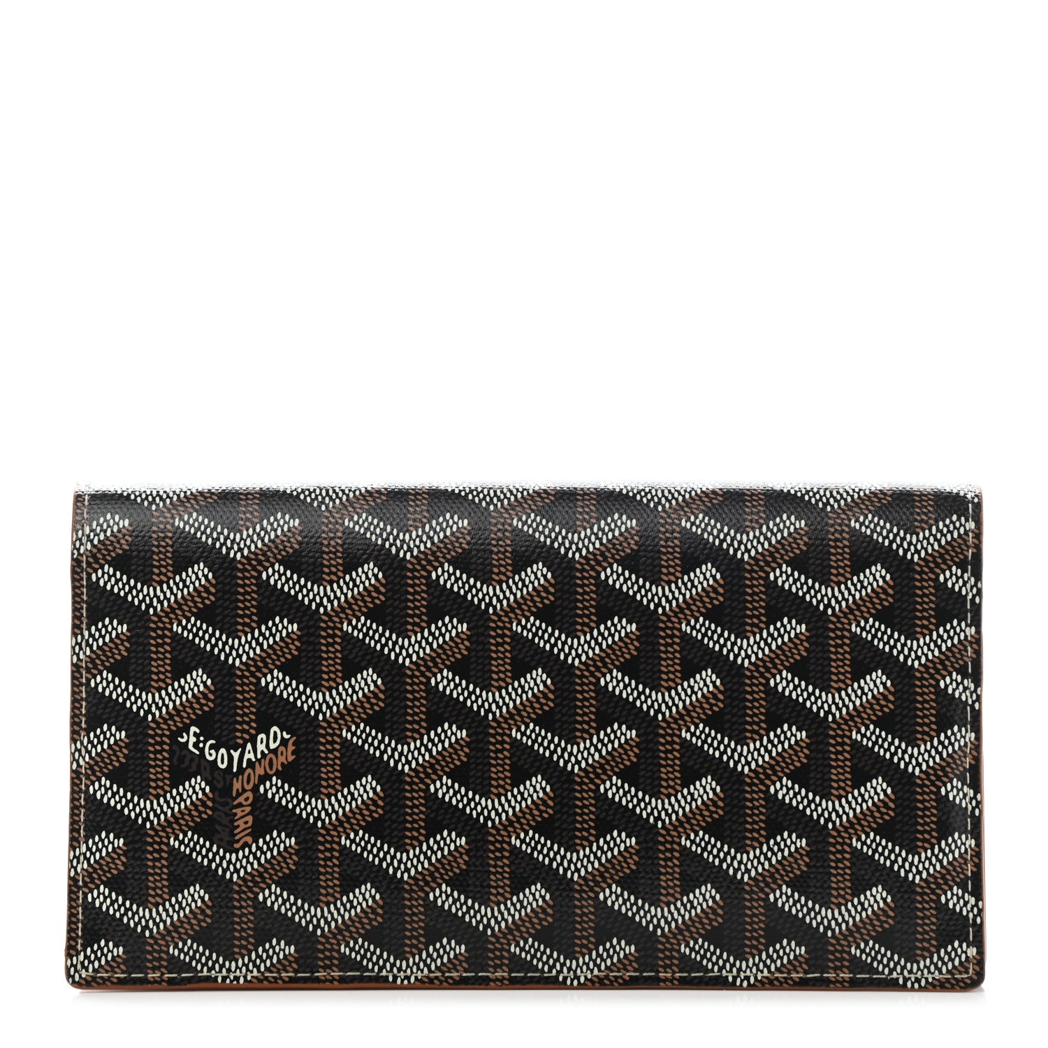 Goyard Goyardine Long Bi-Fold Wallet Black Gold 1 of 7
