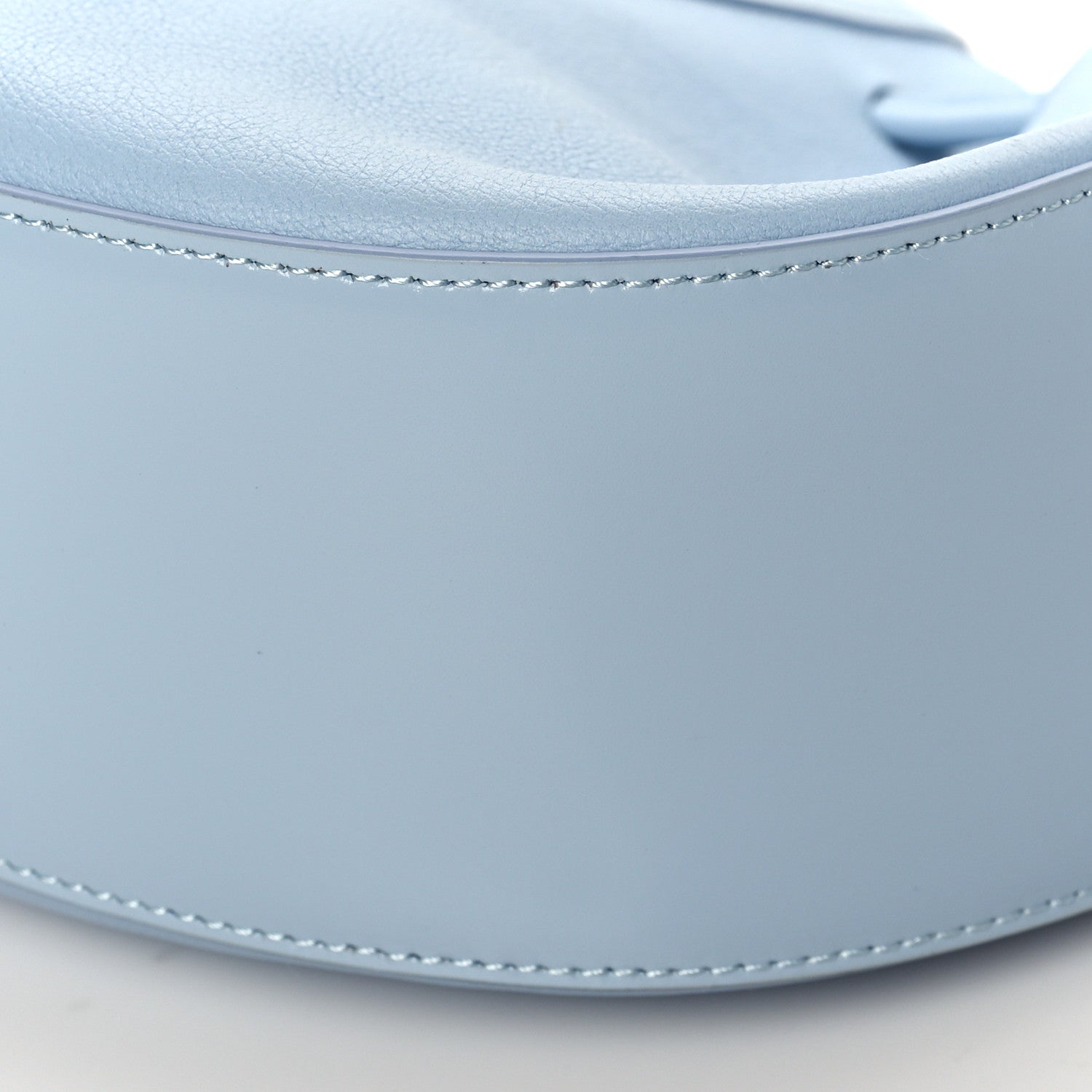 Mansur Gavriel Tumbled Calfskin Lilium Bag Light Blue 9 of 9