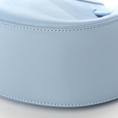 Mansur Gavriel Tumbled Calfskin Lilium Bag Light Blue 9 of 9