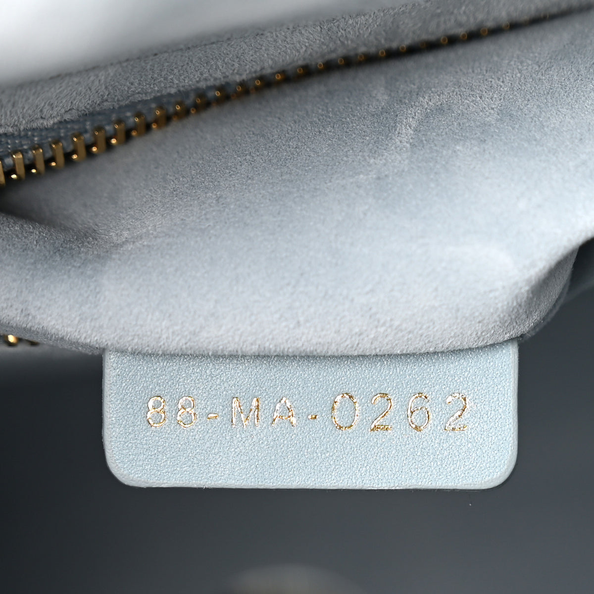 Christian Dior Lambskin Cannage Medium Lady Dior Light Blue 7 of 10