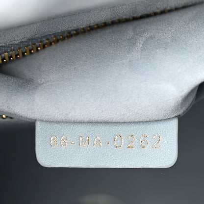 Christian Dior Lambskin Cannage Medium Lady Dior Light Blue 7 of 10