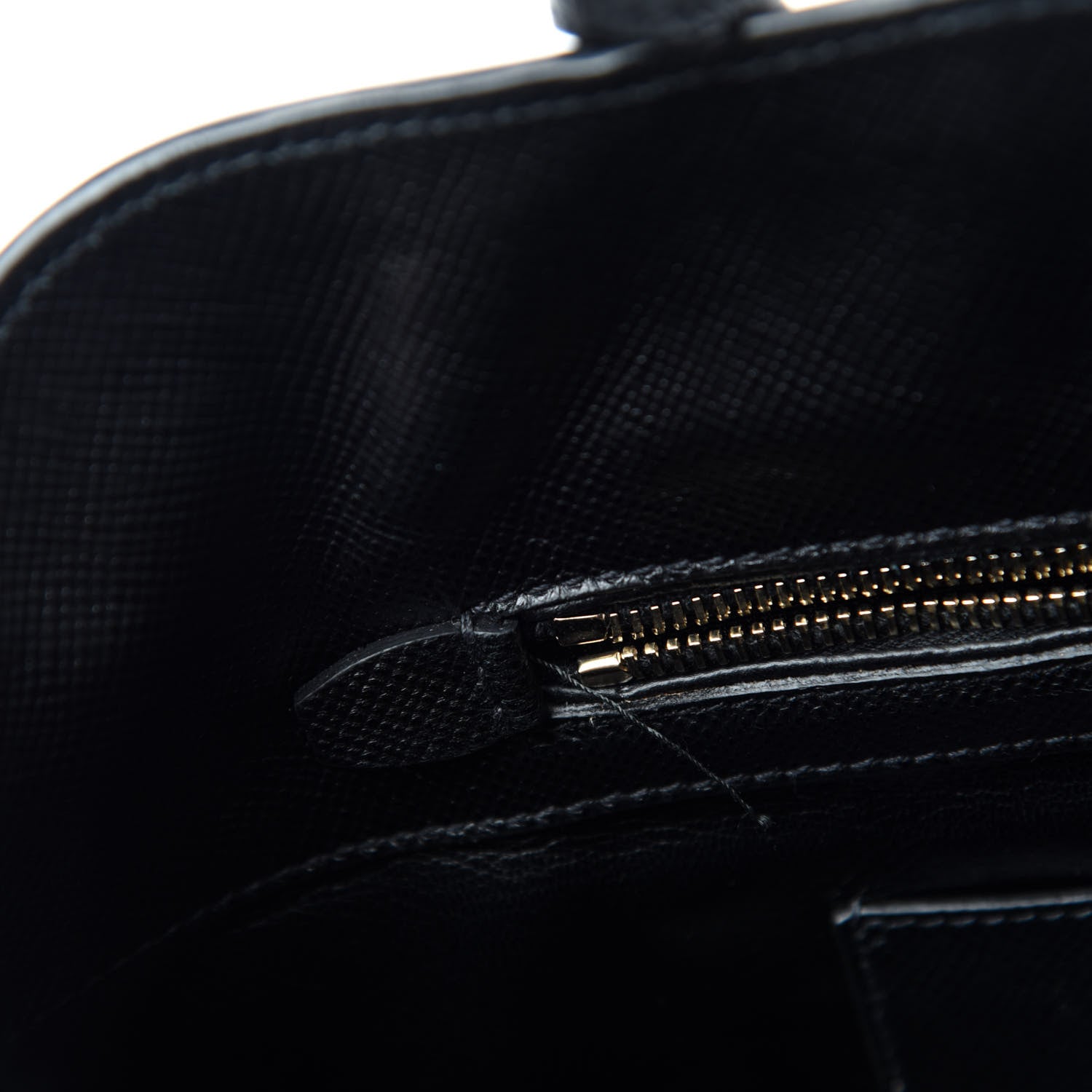 Prada Saffiano Cuir Open Promenade Tote Black 11 of 15