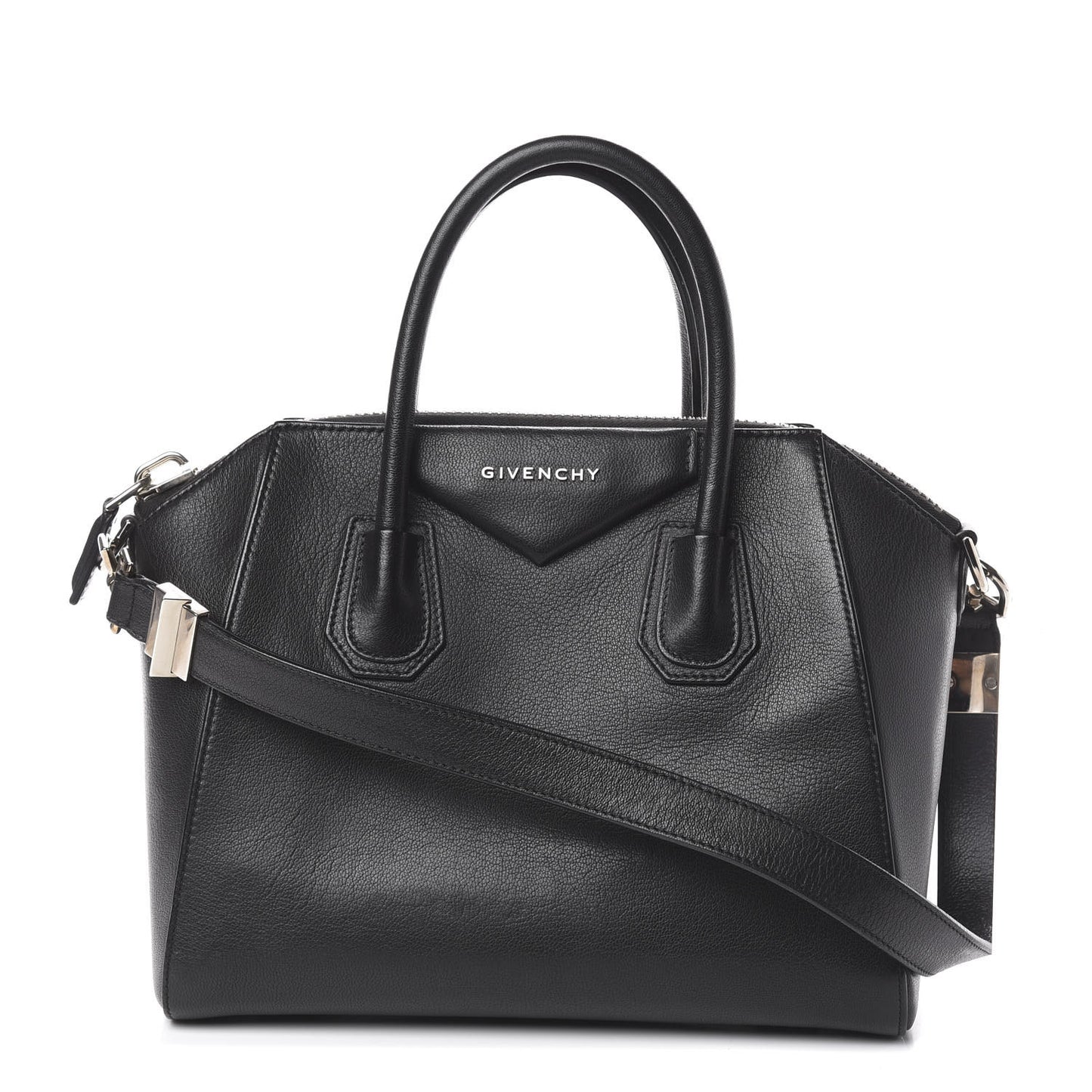 Sugar Goatskin Small Antigona Black