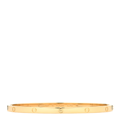 Cartier 18K Yellow Gold Small LOVE Bracelet 19 1 of 5