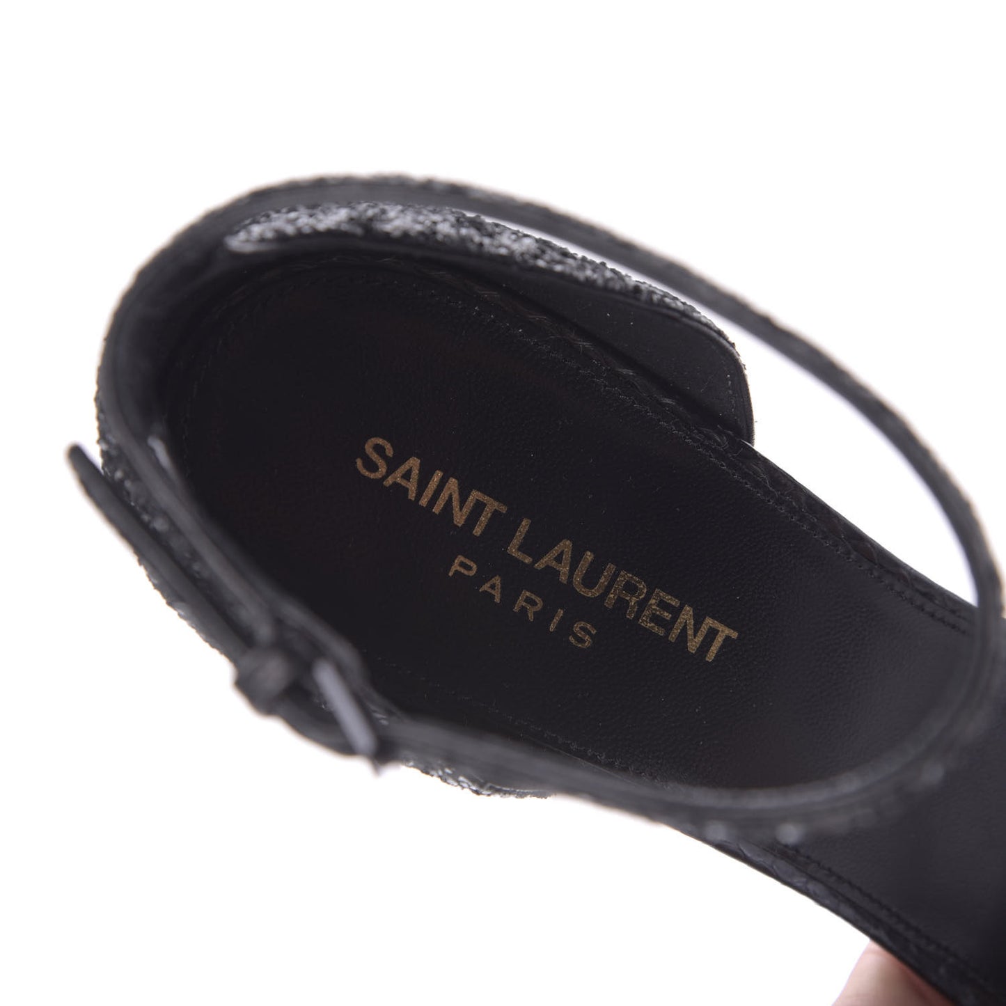 Glitter Opyum Sandals 39.5 Black