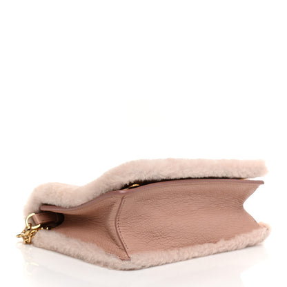 Miu Miu Shearling Goatskin Shoulder Bag 4 of 10