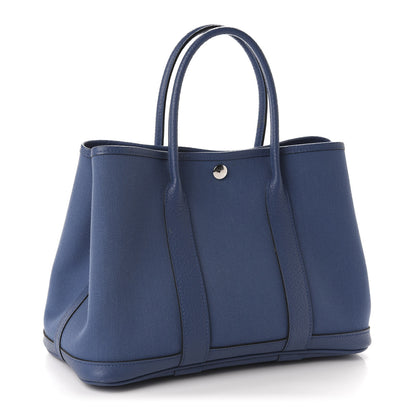Hermes Toile Negonda Garden Party 30 TPM Bleu Agate 3 of 11