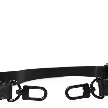 Louis Vuitton Nylon Calfskin Shoulder Strap Black Black 3 of 6