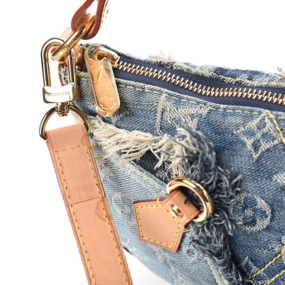 Louis Vuitton Denim Patchwork Pouchy Blue 12 of 14