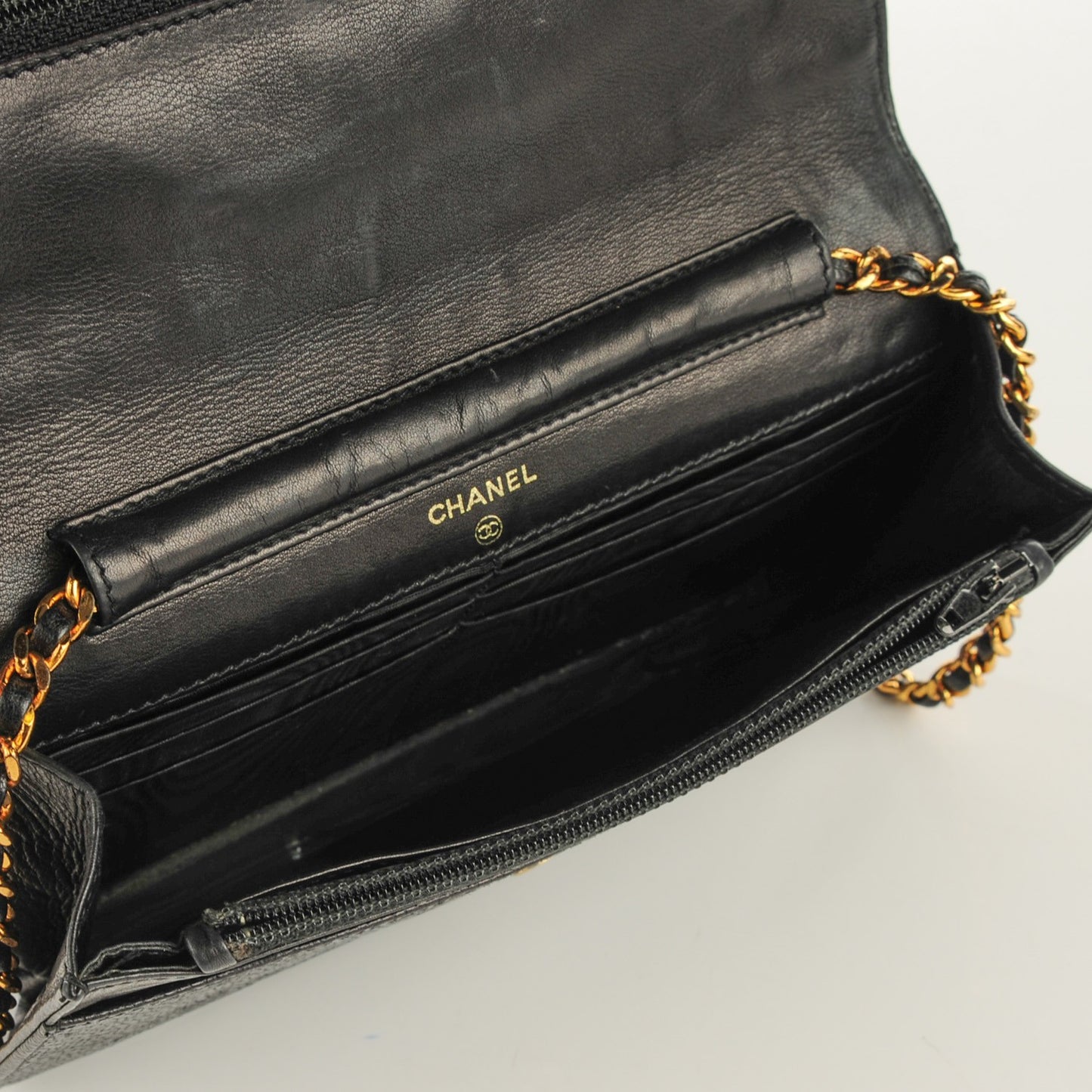 Caviar Timeless CC Wallet on Chain WOC Black