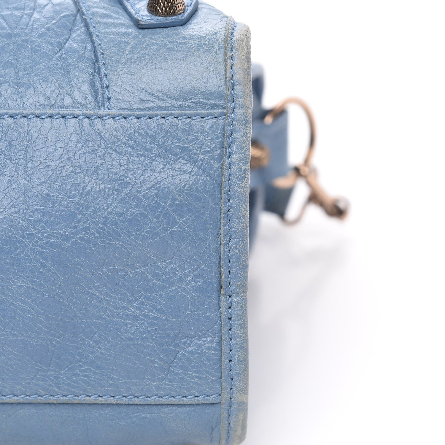 Balenciaga Agneau Giant 12 Rose Gold Hardware City Bleu Indigo 9 of 14