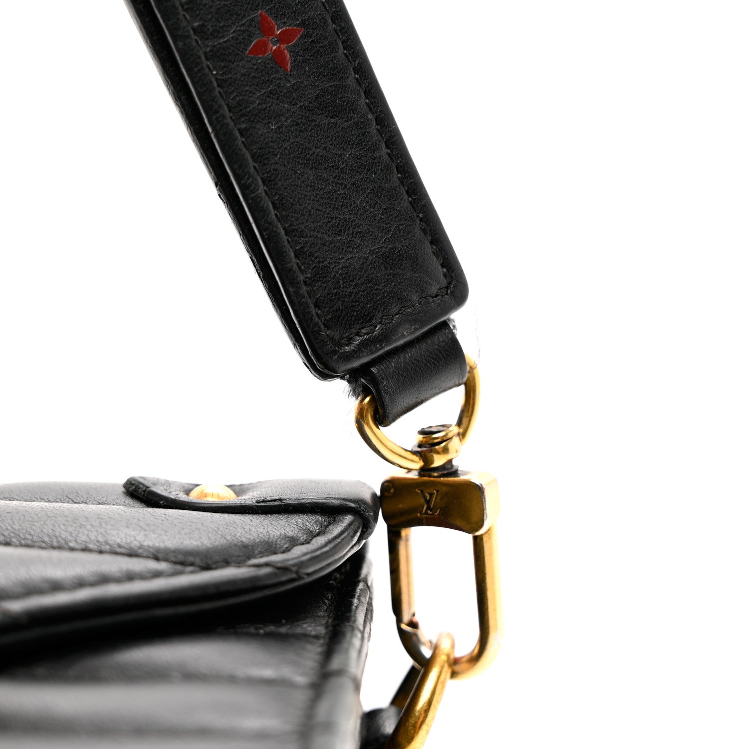 Louis Vuitton Calfskin New Wave Long Wallet Black 10 of 10
