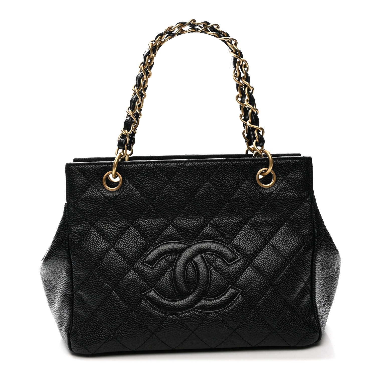Chanel Caviar Quilted Petit Timeless Tote PTT Black 1 of 14