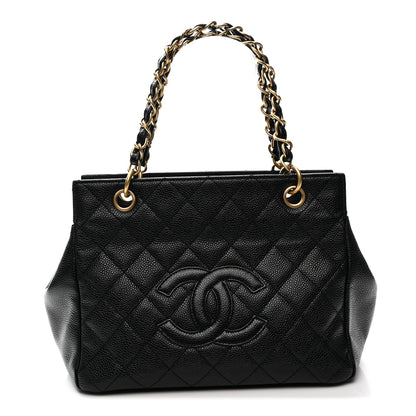 Chanel Caviar Quilted Petit Timeless Tote PTT Black 1 of 14
