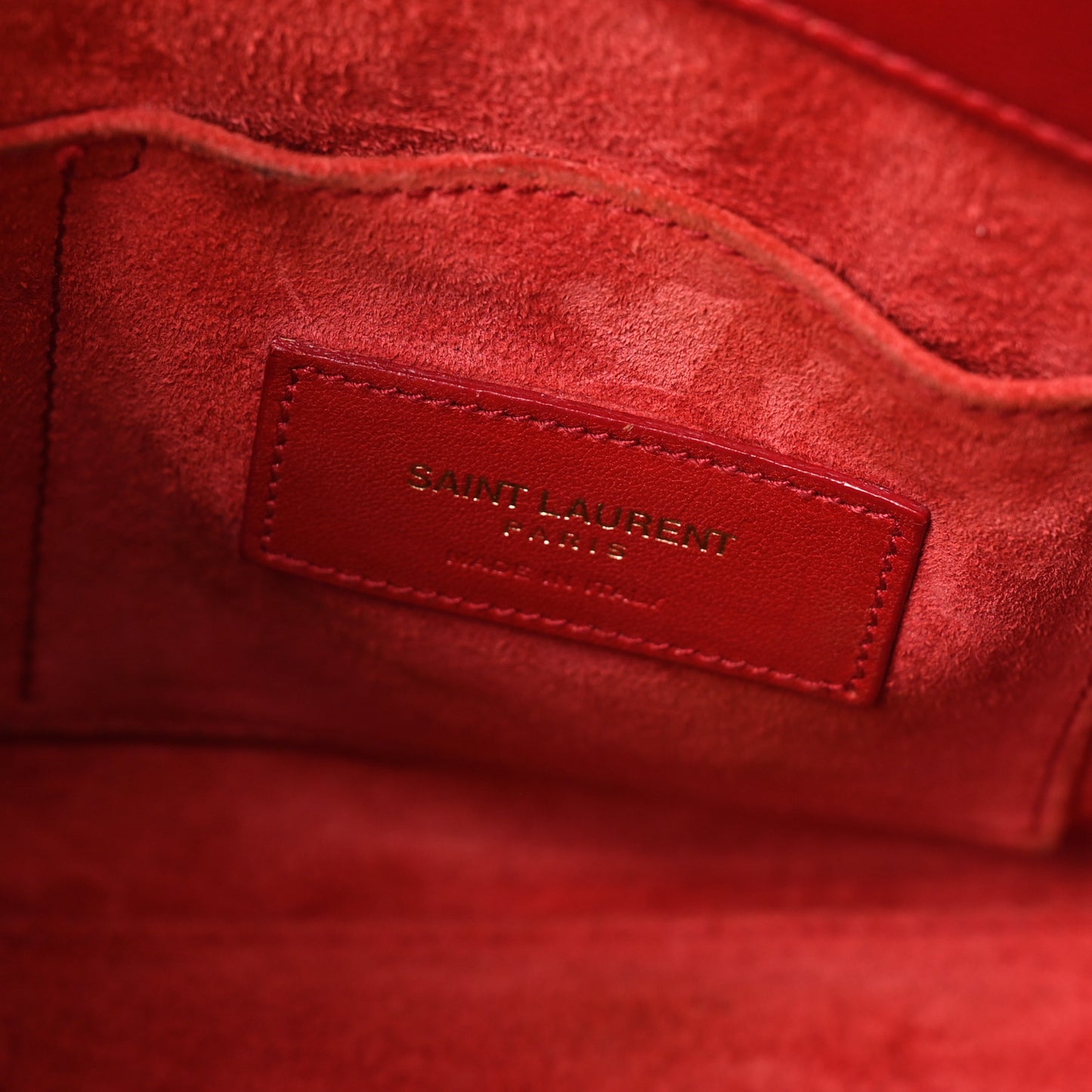 Calfskin Nano Sac De Jour Lipstick Red