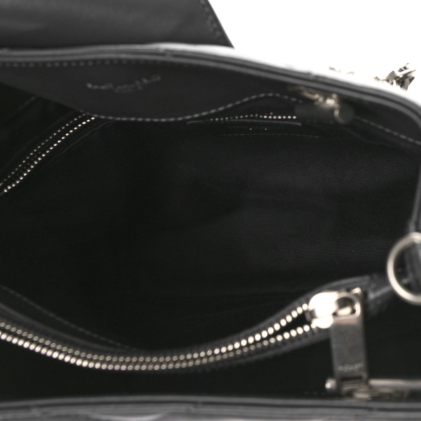 Calfskin Y Quilted Monogram Small Loulou Shopper Grey