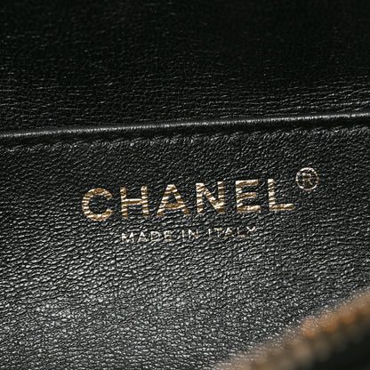 Chanel Shiny Lambskin Quilted Belt Bag Black 6 of 10