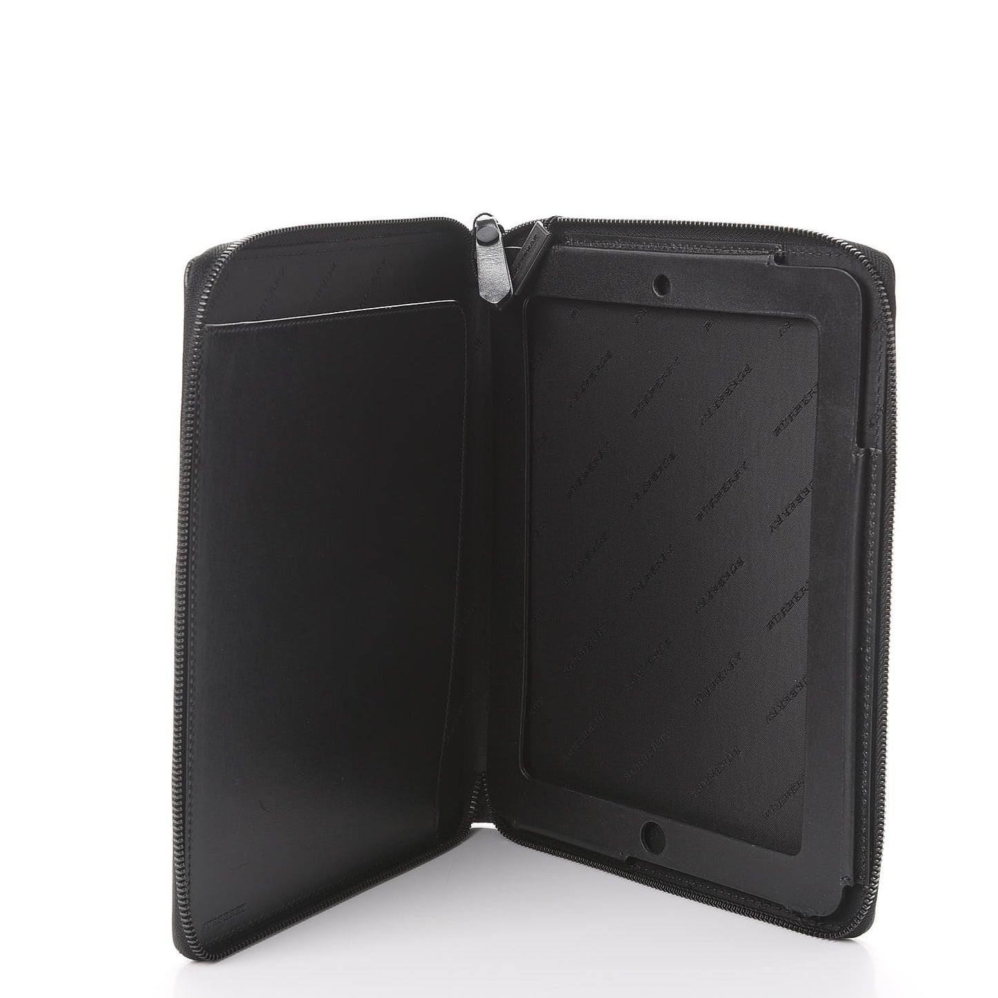 Smoked Check Zip Tablet iPad Case Chocolate