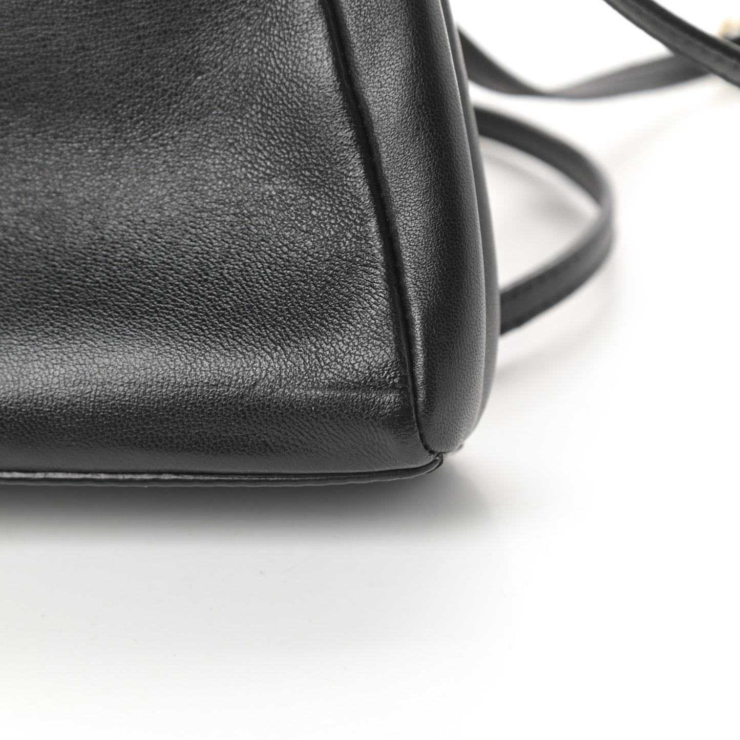 Nappa Micro Peekaboo Iconic Satchel Black