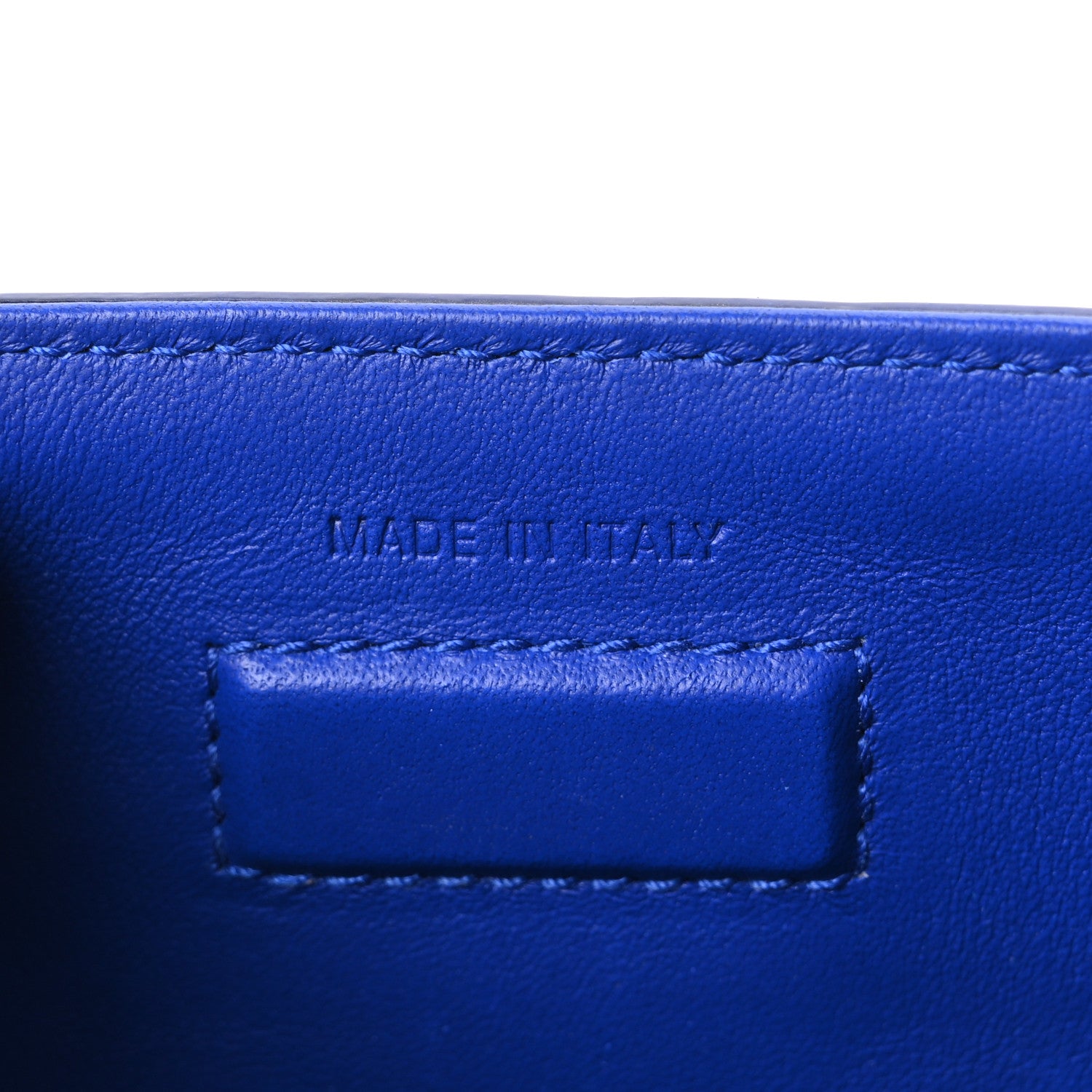 Christian Dior Grained Calfskin Mini Diorever Flap Blue 7 of 11
