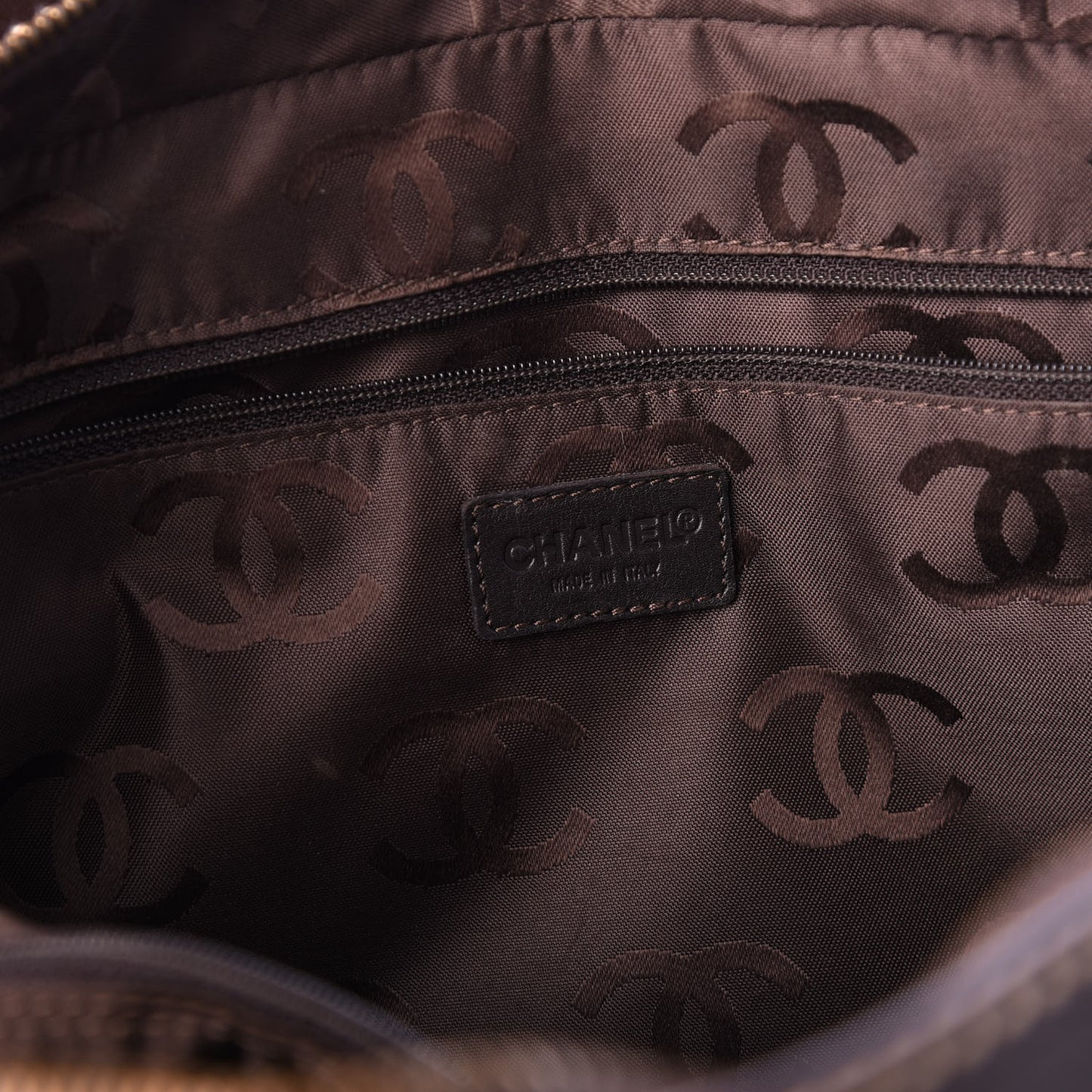 Calfskin Wild Stitch Top Handle Bag Brown