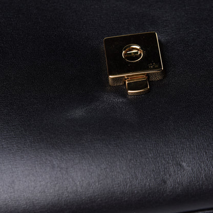 Gucci Vitello Palmellato Lux Crystal Medium Rajah Shoulder Bag Black 10 of 10