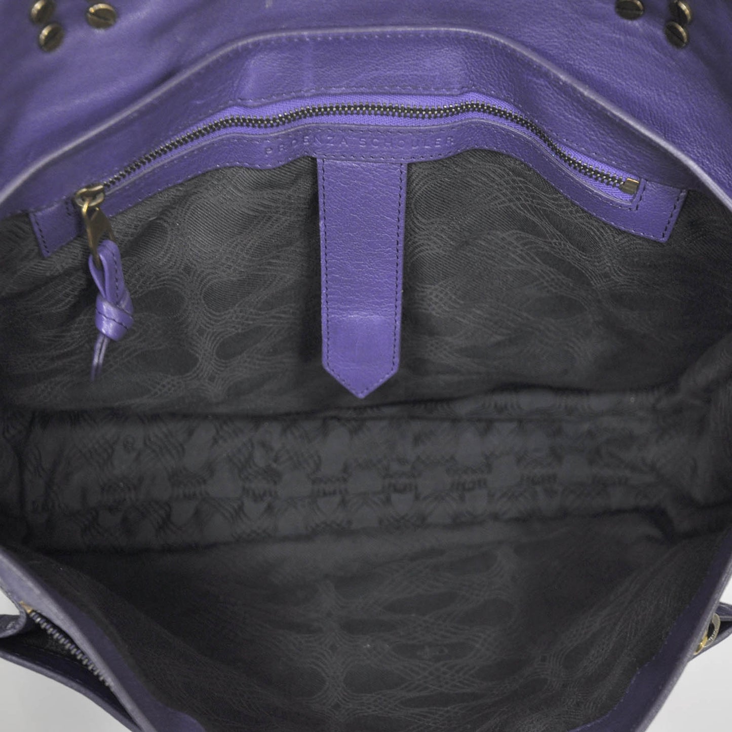 Lambskin PS1 Large Satchel Violet