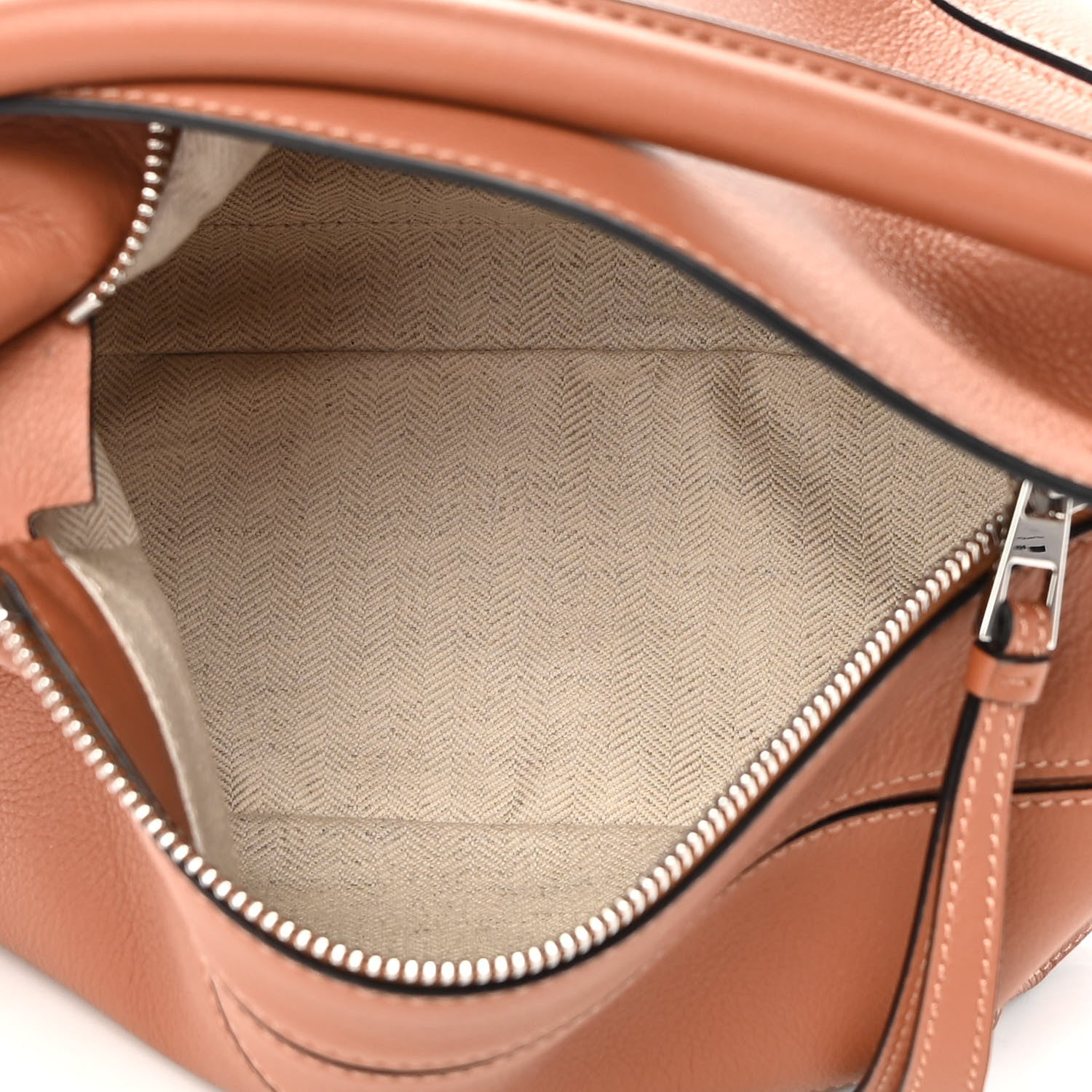 Loewe Calfskin Small Puzzle Bag Tan 5 of 11