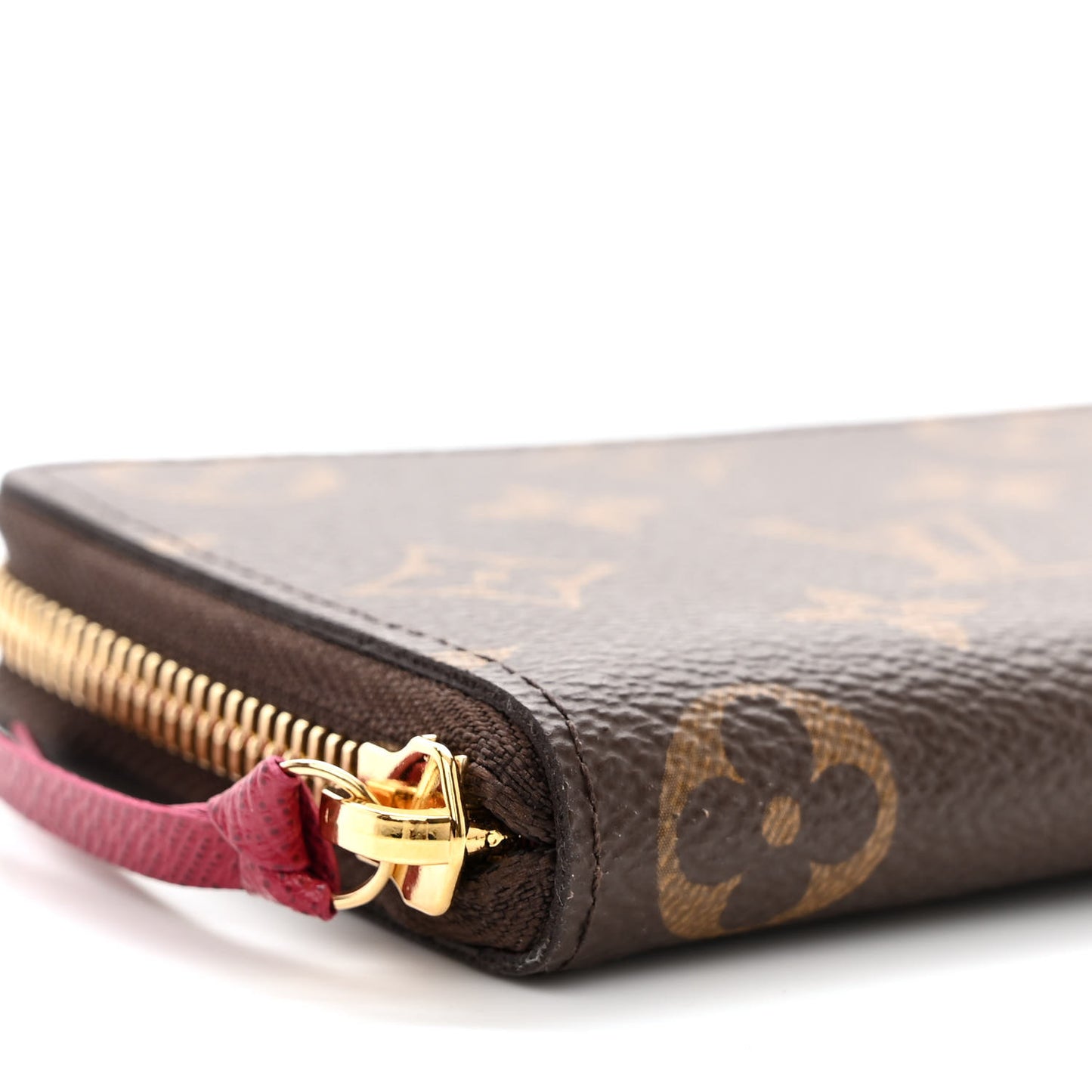 LOUIS VUITTON Monogram Clemence Wallet Fuchsia