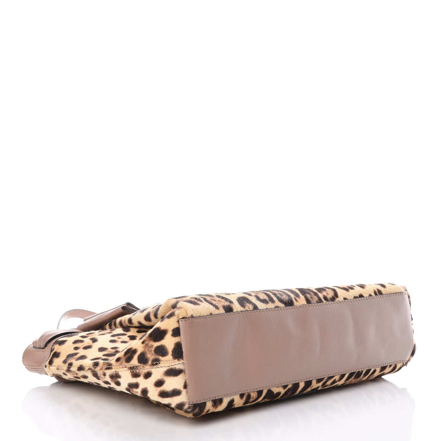 Calf Hair Leopard Print Medium Aphrodite Bow Tote