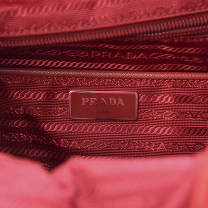 Prada Tessuto Nylon Saffiano Vela Backpack Rosso 5 of 10