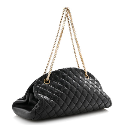 Chanel Aged Calfskin Medium Just Mademoiselle Black 3 of 13