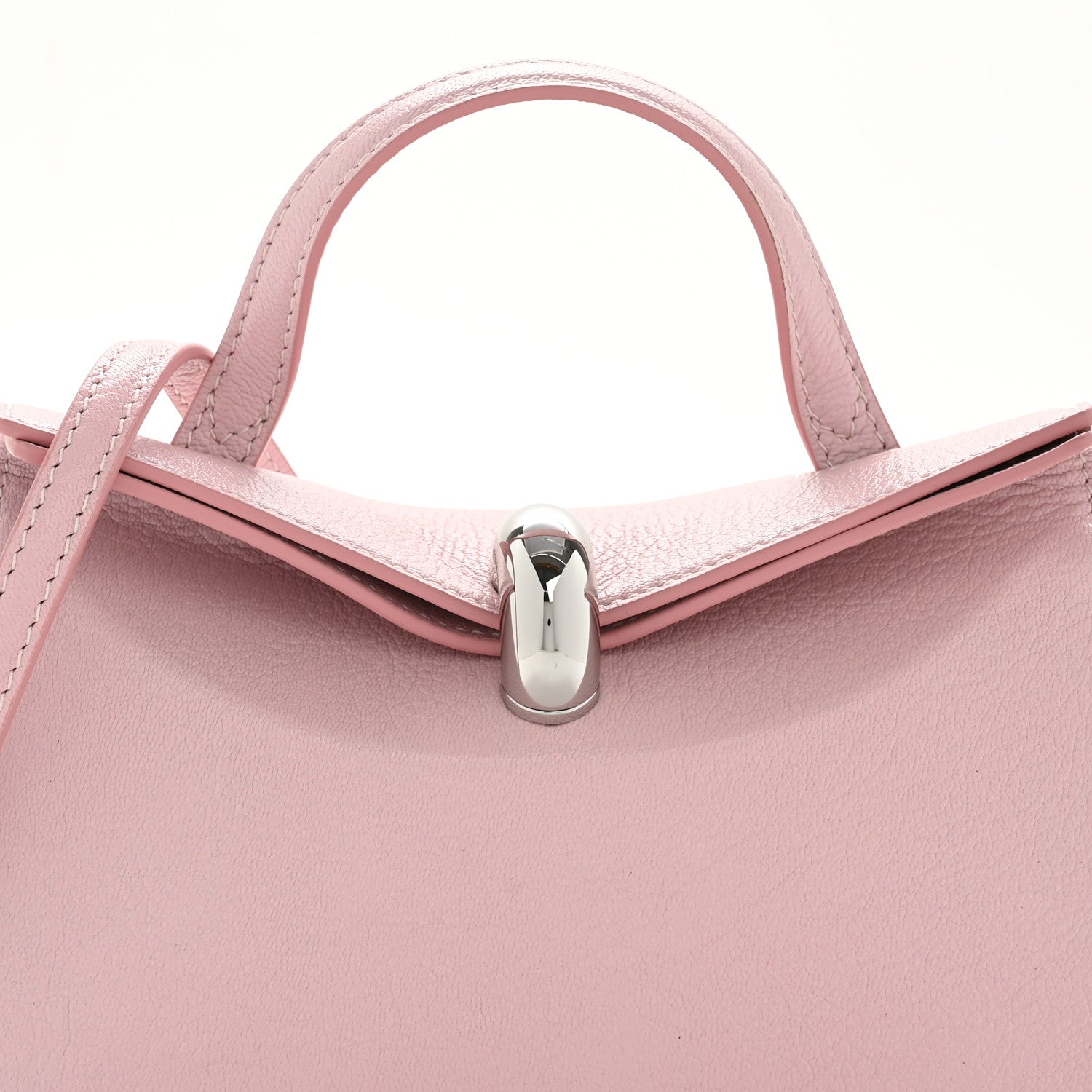 Jacquemus Goatskin Small Valerie Shoulder Bag Pale Pink 7 of 11