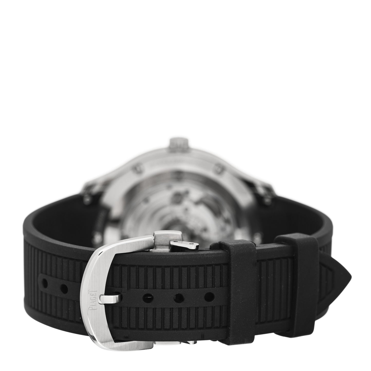 Stainless Steel Rubber 42mm Polo Date Automatic Watch Black