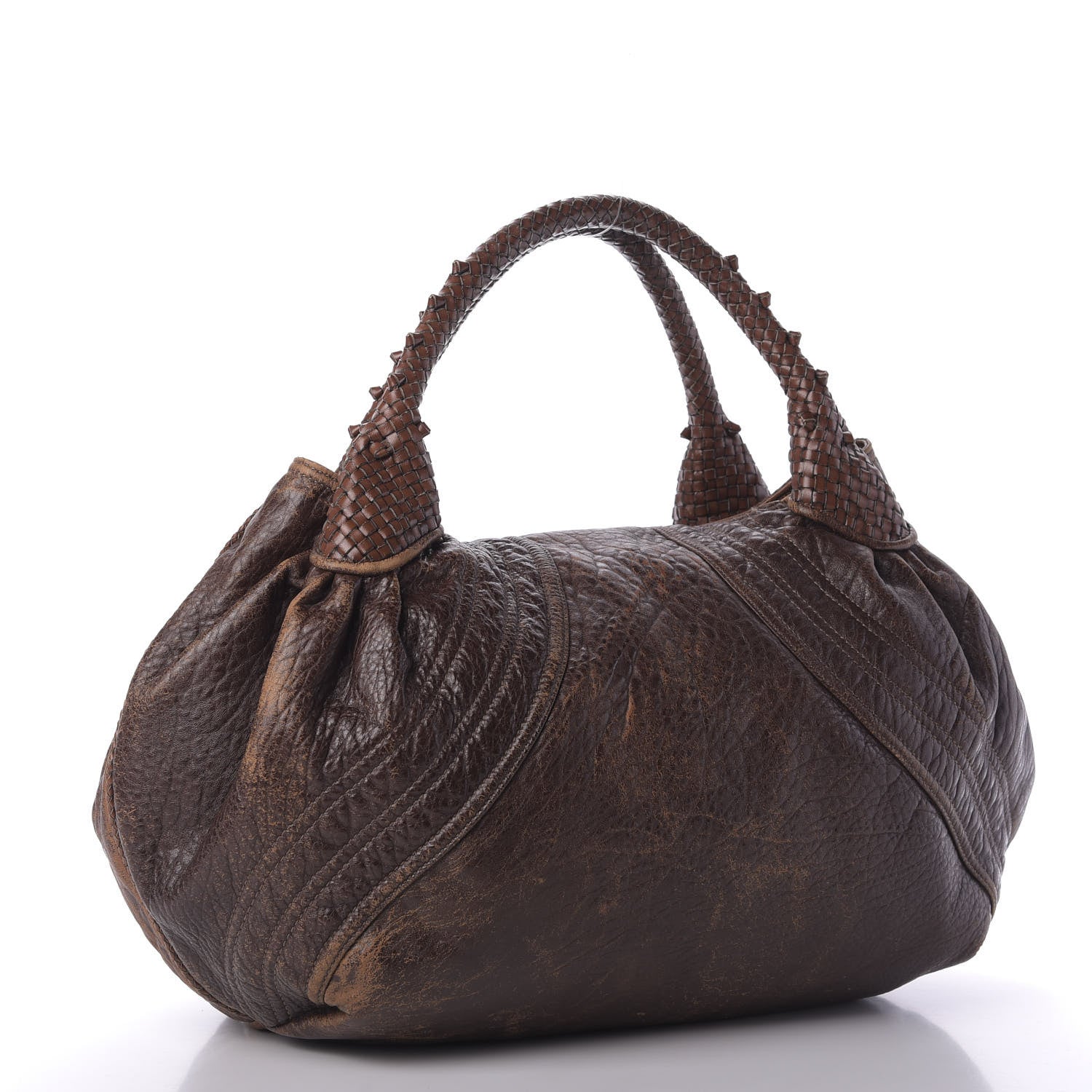 Fendi Nappa Nuvolata Spy Cognac 3 of 9