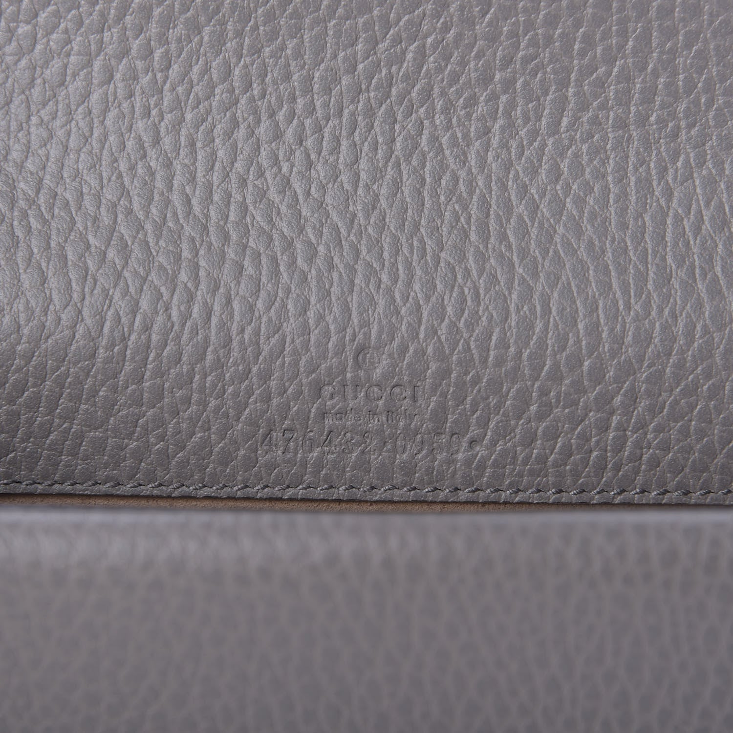 Gucci Dollar Calfskin Crystal Super Mini Dionysus Shoulder Bag Dusty Grey Black Diamond 8 of 9