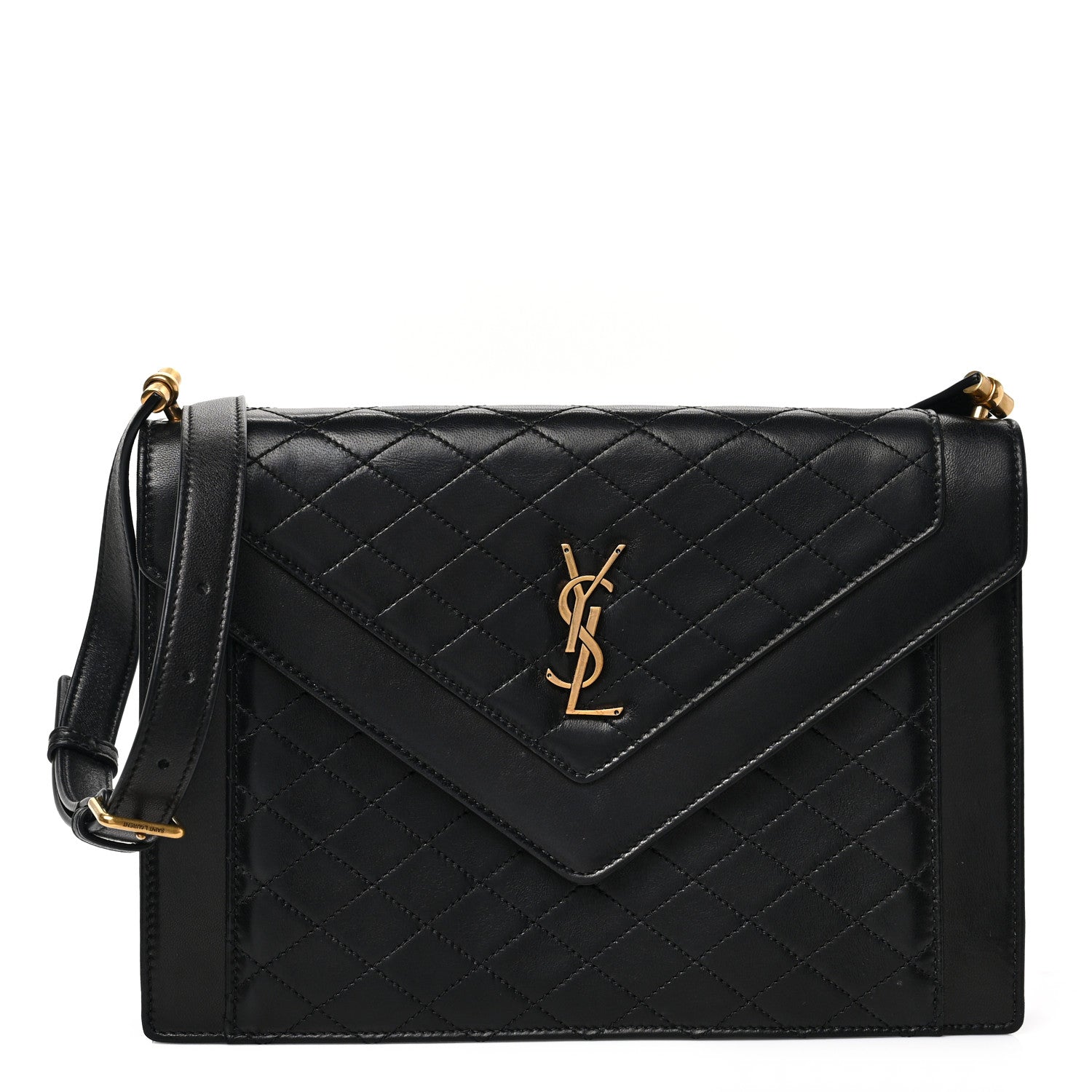 Saint Laurent Lambskin Quilted Mini Gaby Satchel Black 1 of 8