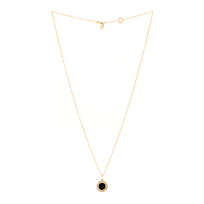 Bulgari 18K Yellow Gold Black Onyx BVLGARI BVLGARI Pendant Necklace 3 of 5